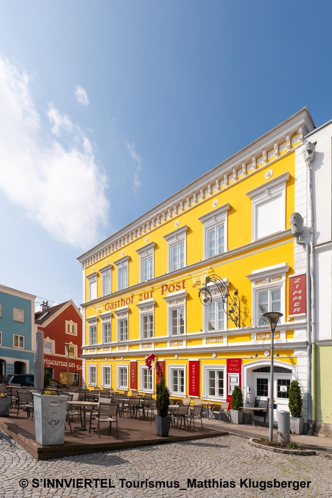 Hotel Gasthof Zur Post Obernberg am Inn Bagian luar foto